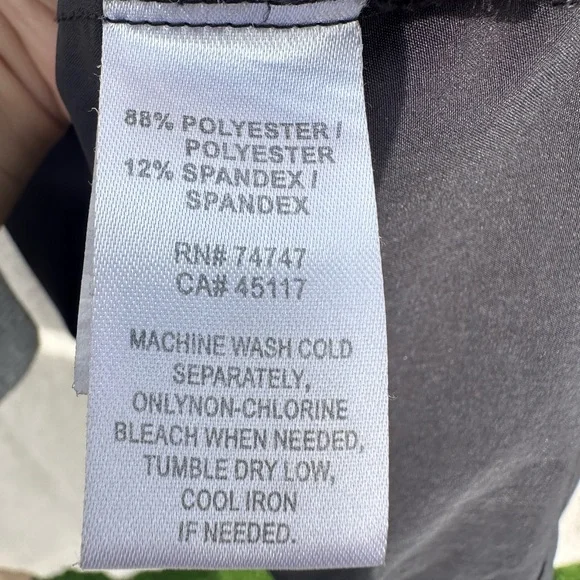 Ascend Black Sleeveless Dress XL Cinched Waist Athletic Casual Pocket Dress - Picture 4 of 7